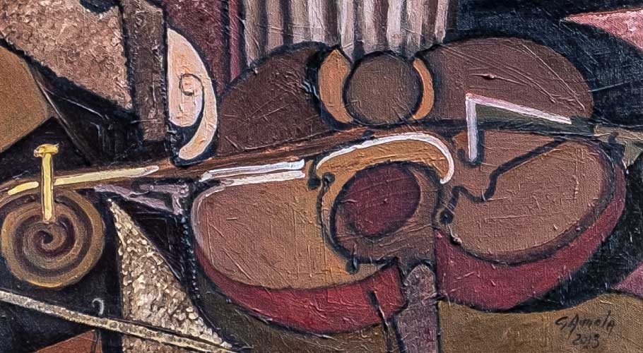 il suonatore di violino giorgio aimola