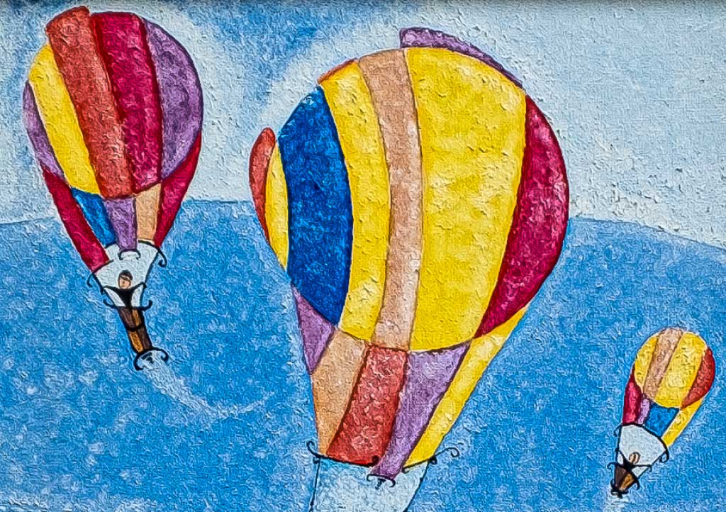 L'Arrivo Delle Mongolfiere Giorgio Aimola