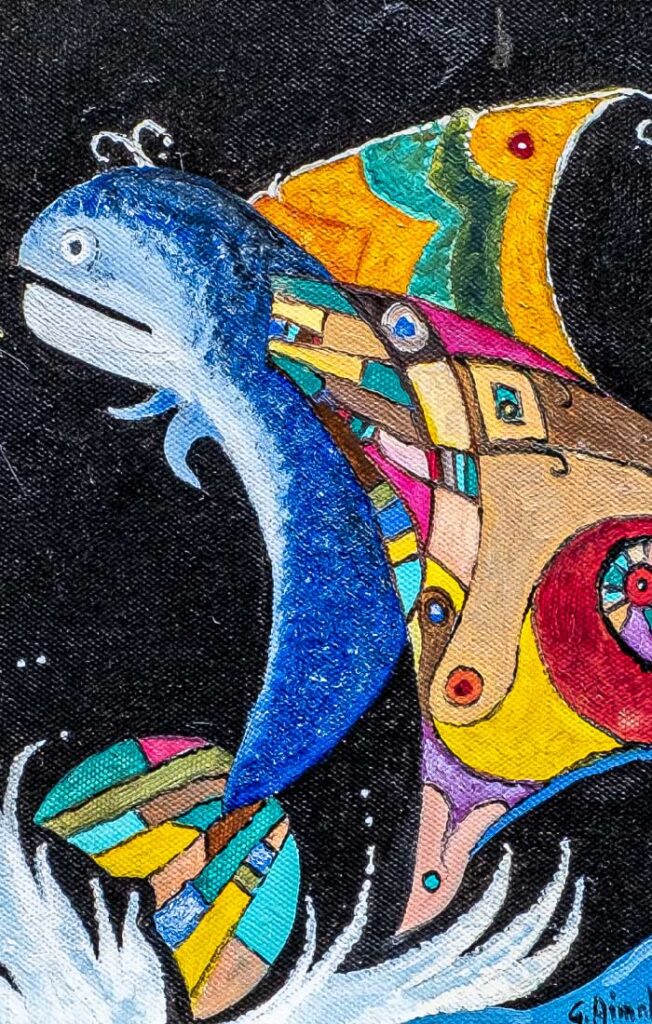 la falenottera azzurra giorgio aimola