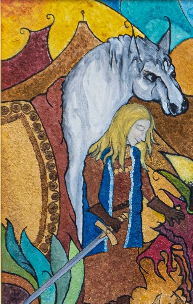 san giorgio e il drago giorgio aimola